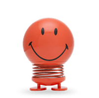 Hoptimist - Smiley - scarlet
